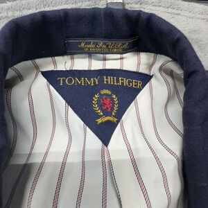 Tommy Hilfiger Suit Set Pinstripe Two‎ Piece Blazer Pants Men's